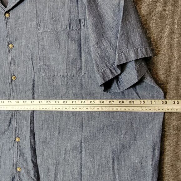 Goodfellow & Co Blue Casual Button Down Shirt - Picture 6 of 11